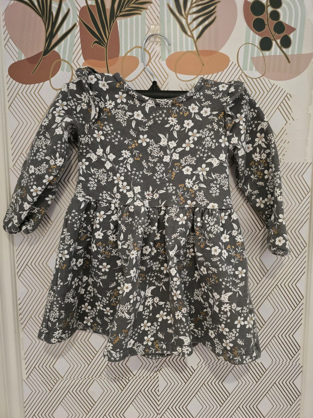 Carter's Floral Long-Sleeve Dress